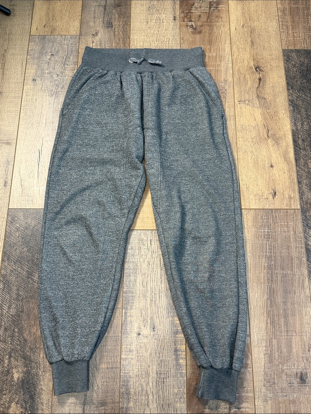 Courage Clothing USA Jogger Drawstring Waist Sweatpants Grey Front Pockets Large